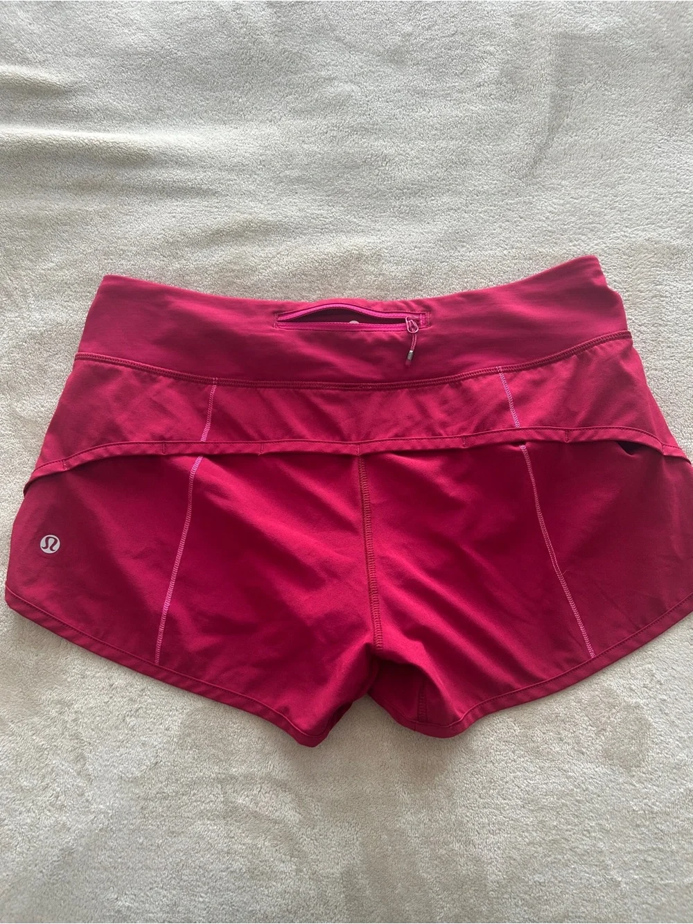 lululemon athletica Speed up Athletic Running Shorts Rasberry pink (size 6)
